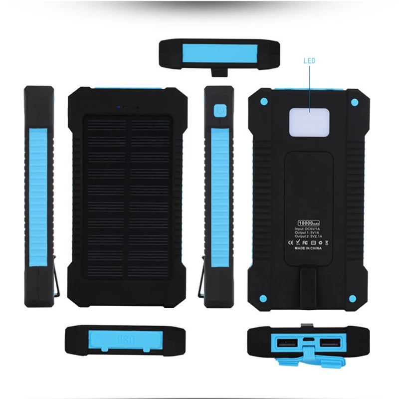 Batterie solaire étanche – Double USB et lampe de secours – vue 6 | Les Secrets de Léa