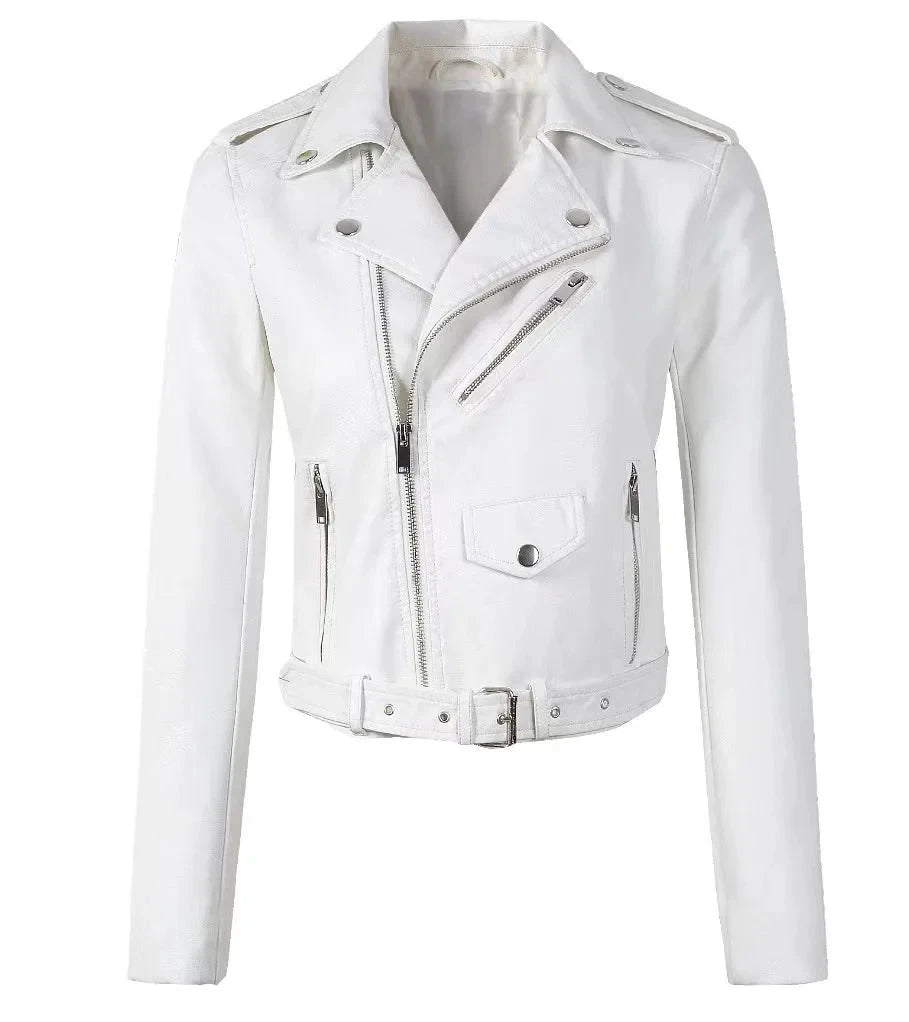 Blazer Punk Femme — Veste d'extérieur zippée style moto - LSDLBoutique