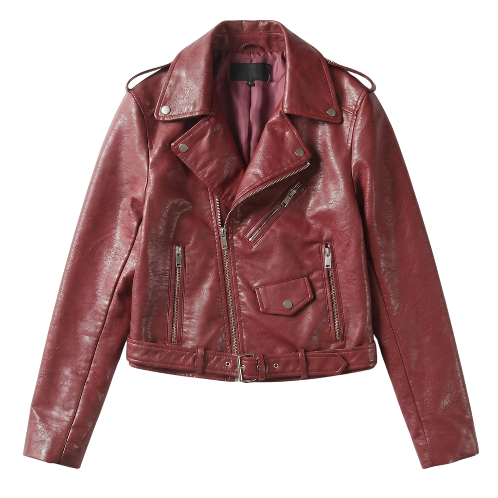 Blazer Punk Femme — Veste d'extérieur zippée style moto - LSDLBoutique