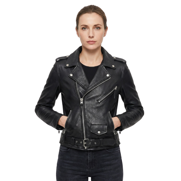 Blazer Punk Femme — Veste d'extérieur zippée style moto - LSDLBoutique