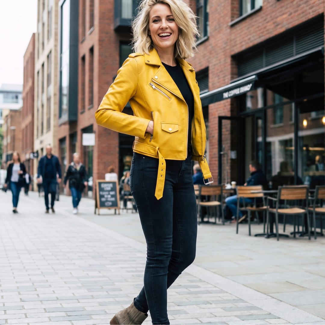 Blazer Punk Femme — Veste d'extérieur zippée style moto - LSDLBoutique