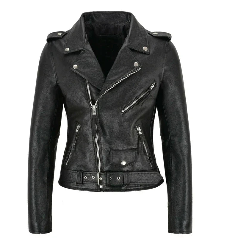 Blazer Punk Femme — Veste d'extérieur zippée style moto - LSDLBoutique
