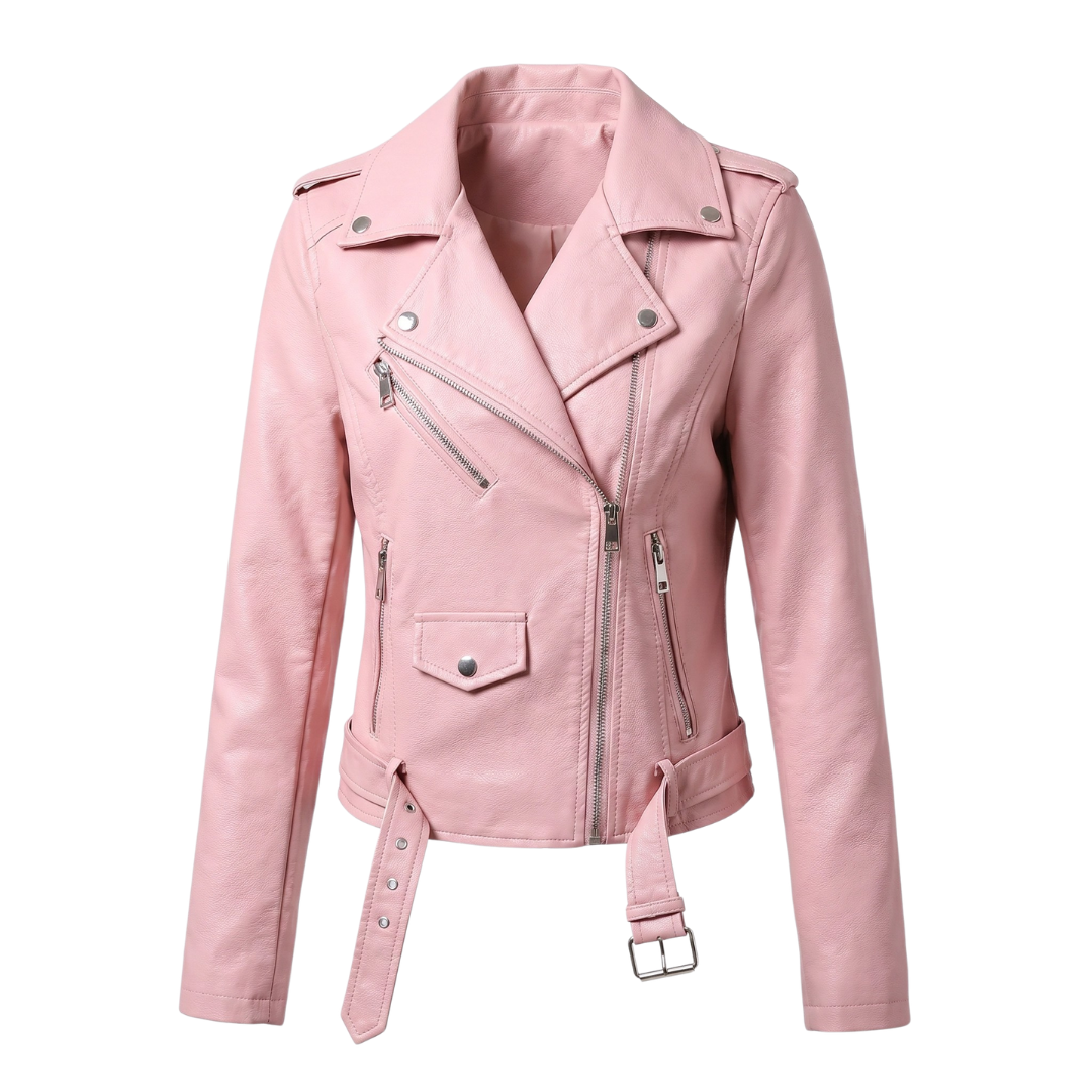 Blazer Punk Femme — Veste d'extérieur zippée style moto - LSDLBoutique