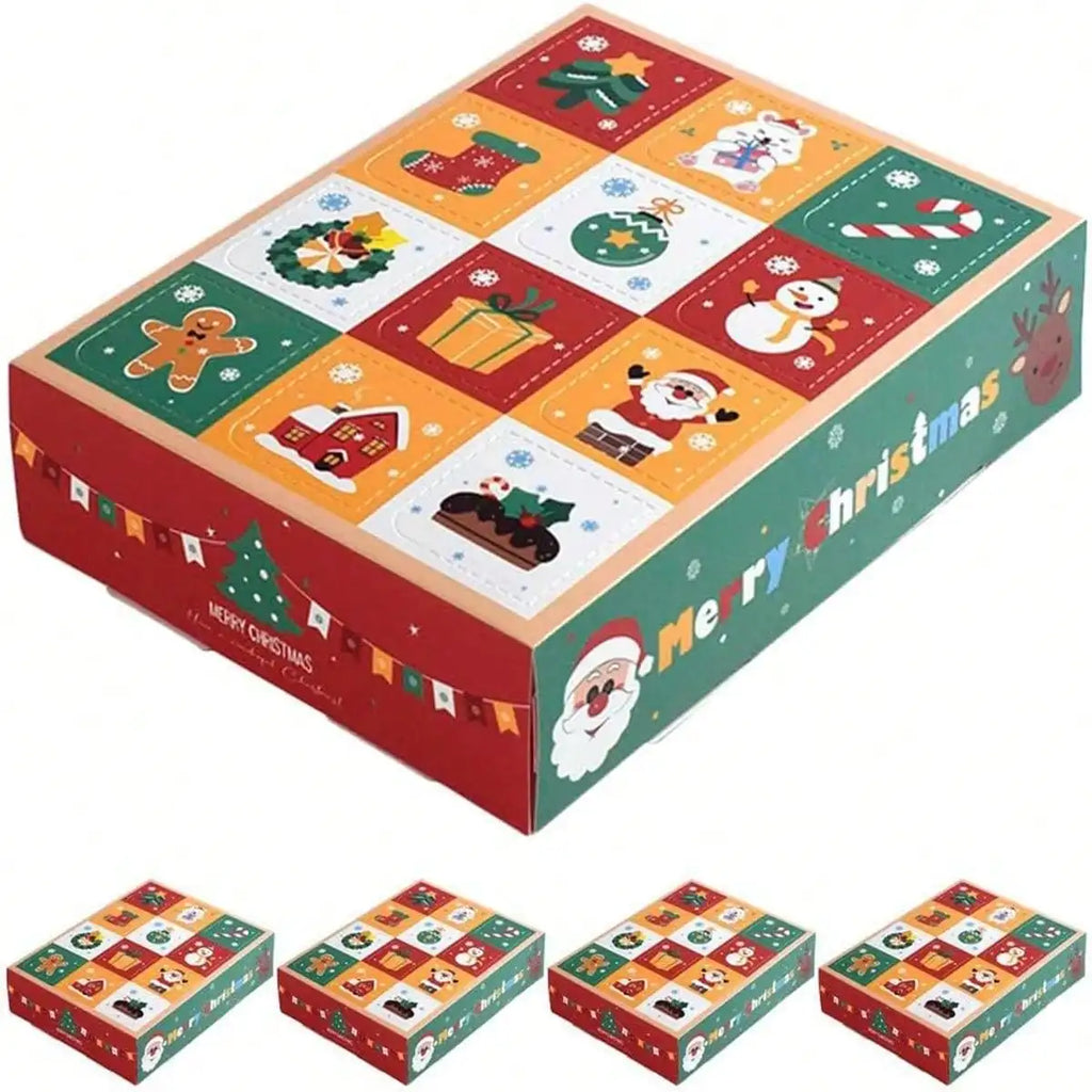 Boîtes calendrier de l'Avent à remplir – lot de 5 – vue 4 | Les Secrets de Léa