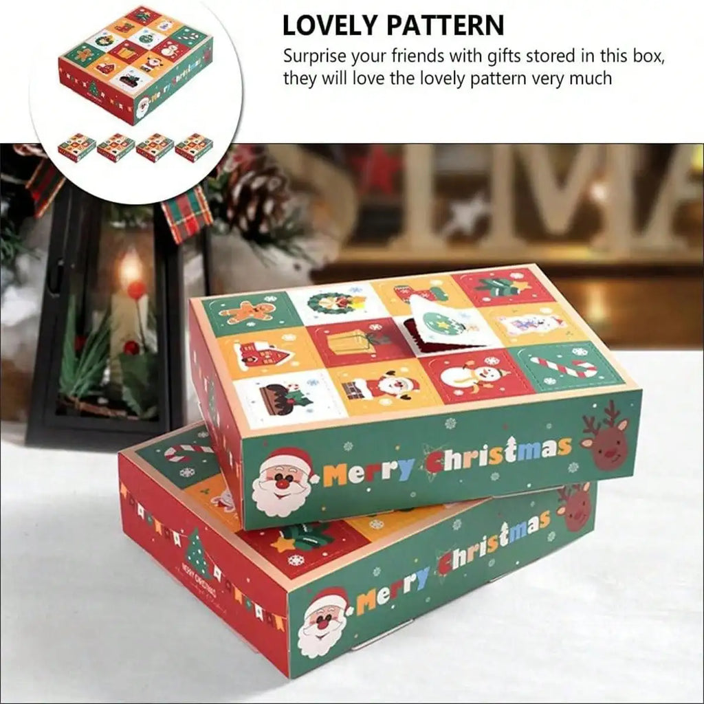 Boîtes calendrier de l'Avent à remplir – lot de 5 – vue 6 | Les Secrets de Léa