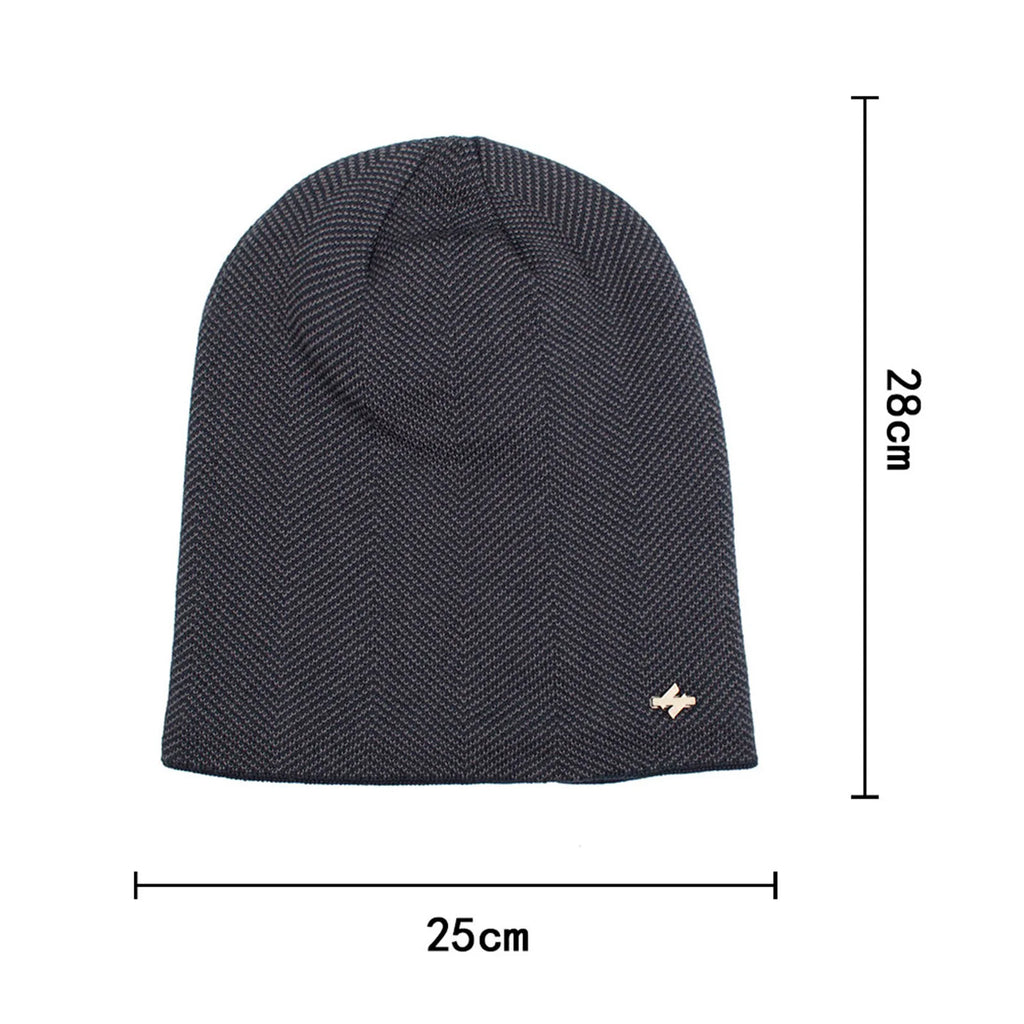 Bonnet doublé polaire – Maille chevrons, 55 à 60 cm – vue 4 | Les Secrets de Léa