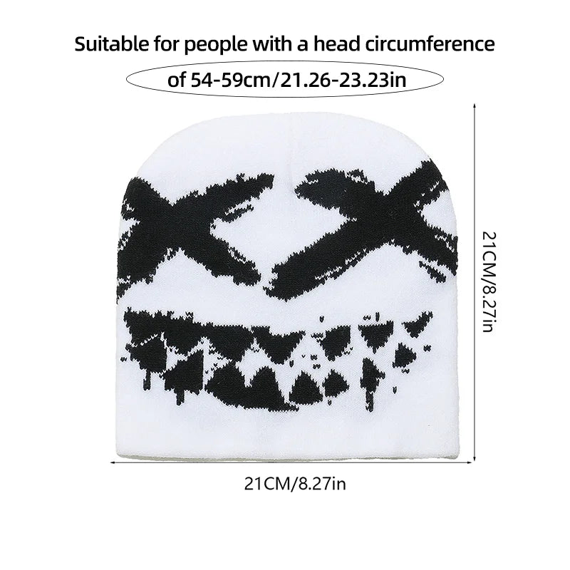 Bonnet jacquard crocs – Noir ou blanc, 5 modèles – vue 5 | Les Secrets de Léa