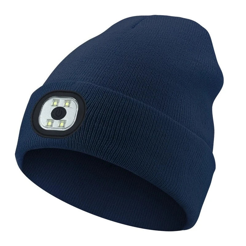 Bonnet à lampe LED rechargeable USB – Unisexe – vue 13 | Les Secrets de Léa