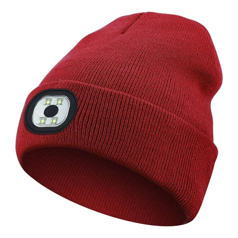 Bonnet à lampe LED rechargeable USB – Unisexe – vue 14 | Les Secrets de Léa