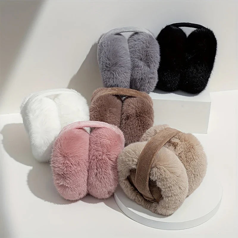 Cache-oreilles en peluche pliables – 6 coloris – vue 2 | Les Secrets de Léa