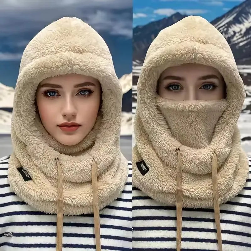 Cagoule polaire teddy à capuche et masque – 4 coloris – vue 2 | Les Secrets de Léa