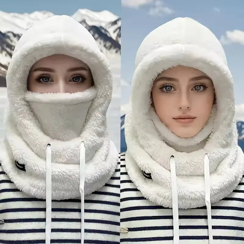 Cagoule polaire teddy à capuche et masque – 4 coloris – vue 6 | Les Secrets de Léa