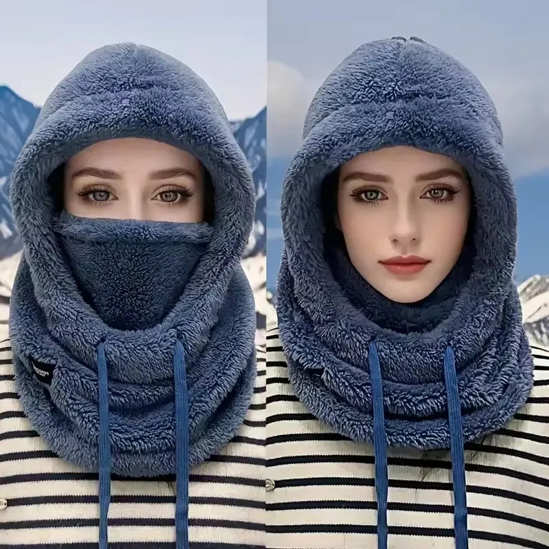 Cagoule polaire teddy à capuche et masque – 4 coloris – vue 7 | Les Secrets de Léa