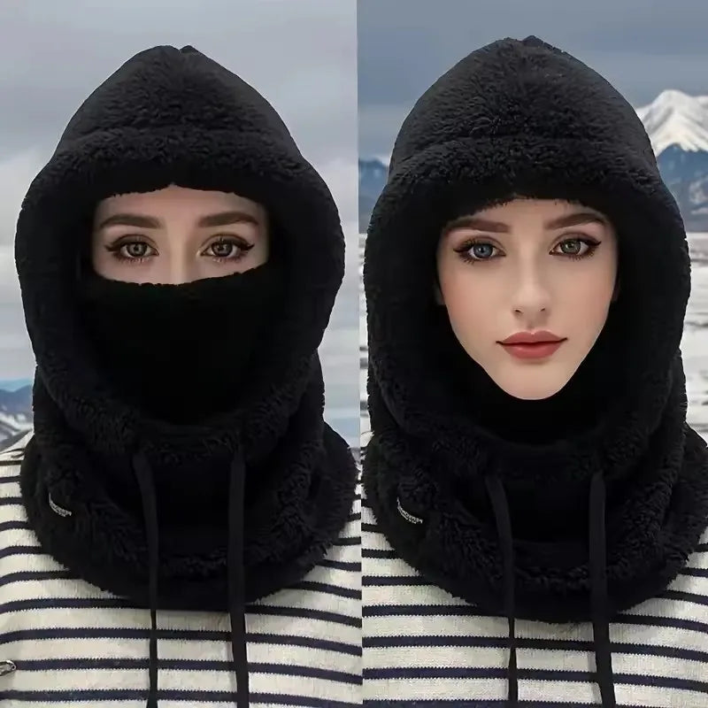 Cagoule polaire teddy à capuche et masque – 4 coloris – vue 8 | Les Secrets de Léa