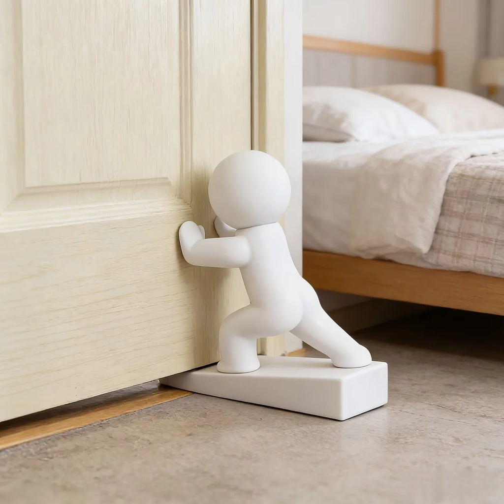 Cale-porte bonhomme imprimé en 3D – 3 poses – vue 2 | Les Secrets de Léa