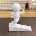 Cale-porte bonhomme imprimé en 3D – 3 poses – vue 8 | Les Secrets de Léa
