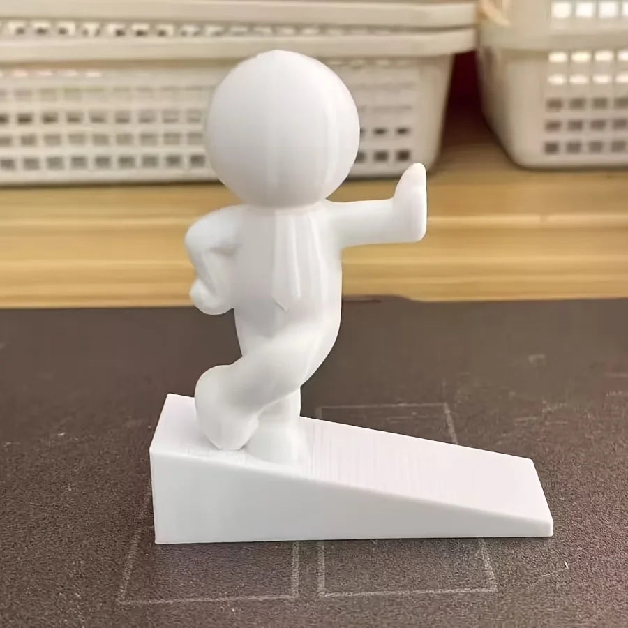 Cale-porte bonhomme imprimé en 3D – 3 poses – vue 8 | Les Secrets de Léa