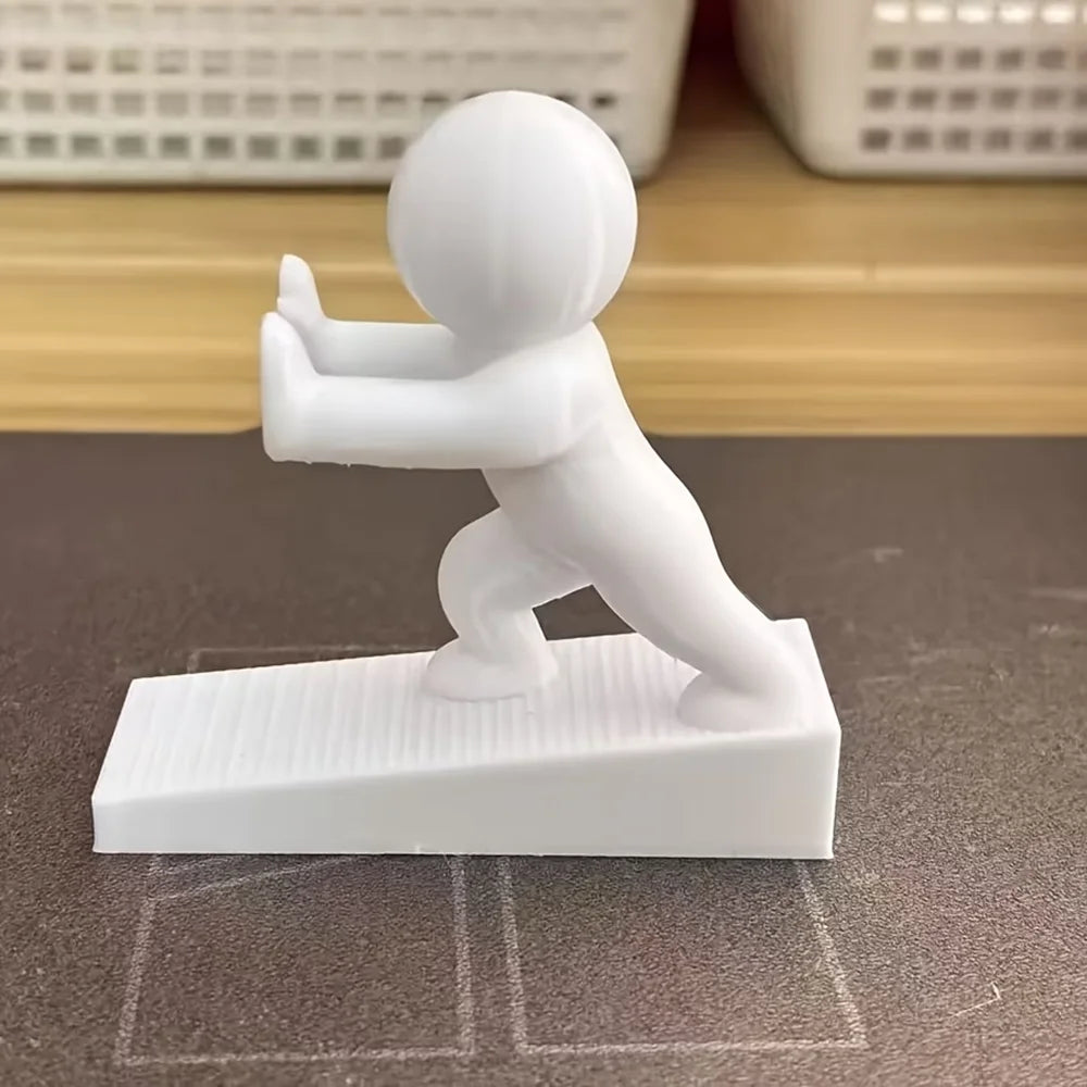 Cale-porte bonhomme imprimé en 3D – 3 poses – vue 9 | Les Secrets de Léa