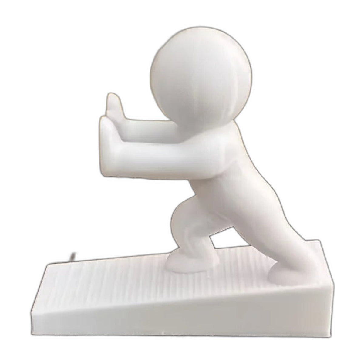 Packshot – Cale-porte bonhomme imprimé en 3D – 3 poses