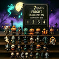 Calendrier Halloween Nuits de frissons – 7, 15 ou 31 cases – vue 6 | Les Secrets de Léa