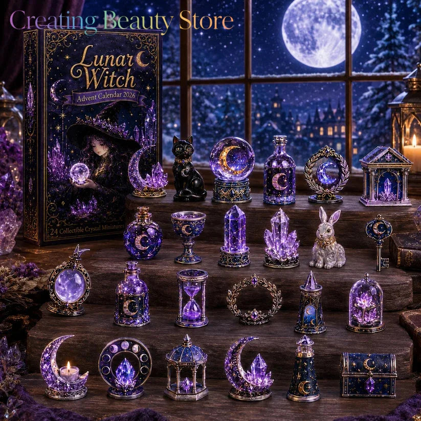 Calendrier de l'Avent miniatures effet cristal – 10 thèmes – vue 10 | Les Secrets de Léa