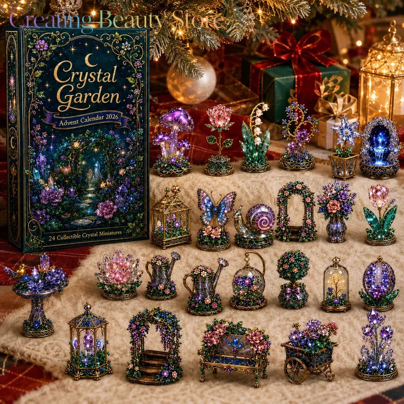 Calendrier de l'Avent miniatures effet cristal – 10 thèmes – vue 13 | Les Secrets de Léa