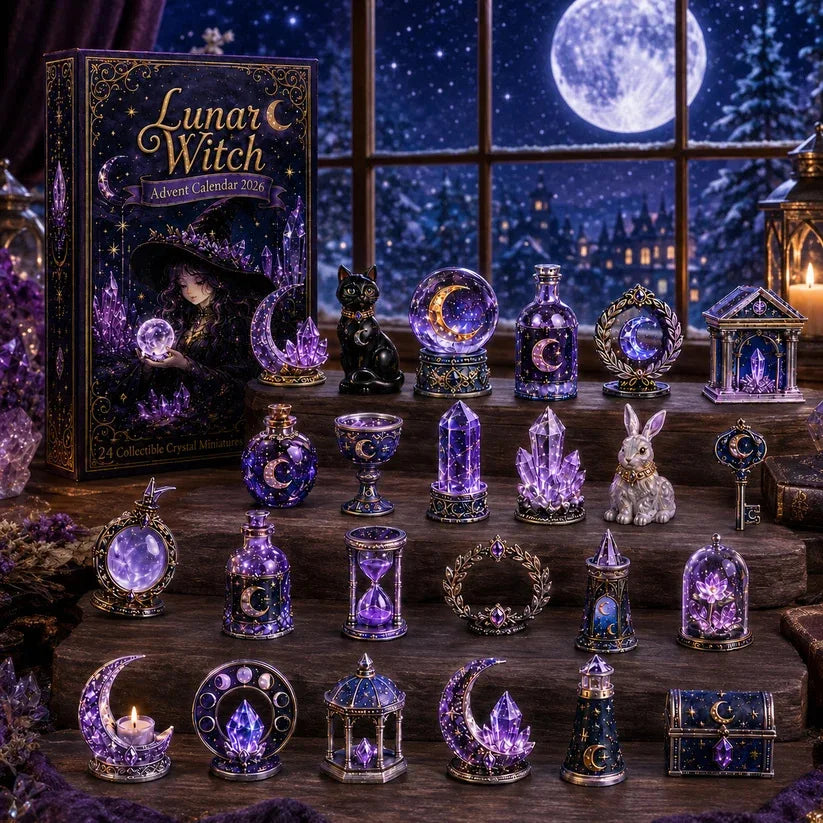 Calendrier de l'Avent miniatures effet cristal – 10 thèmes – vue 6 | Les Secrets de Léa
