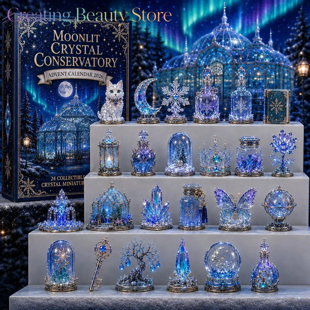 Calendrier de l'Avent miniatures effet cristal – 10 thèmes – vue 9 | Les Secrets de Léa