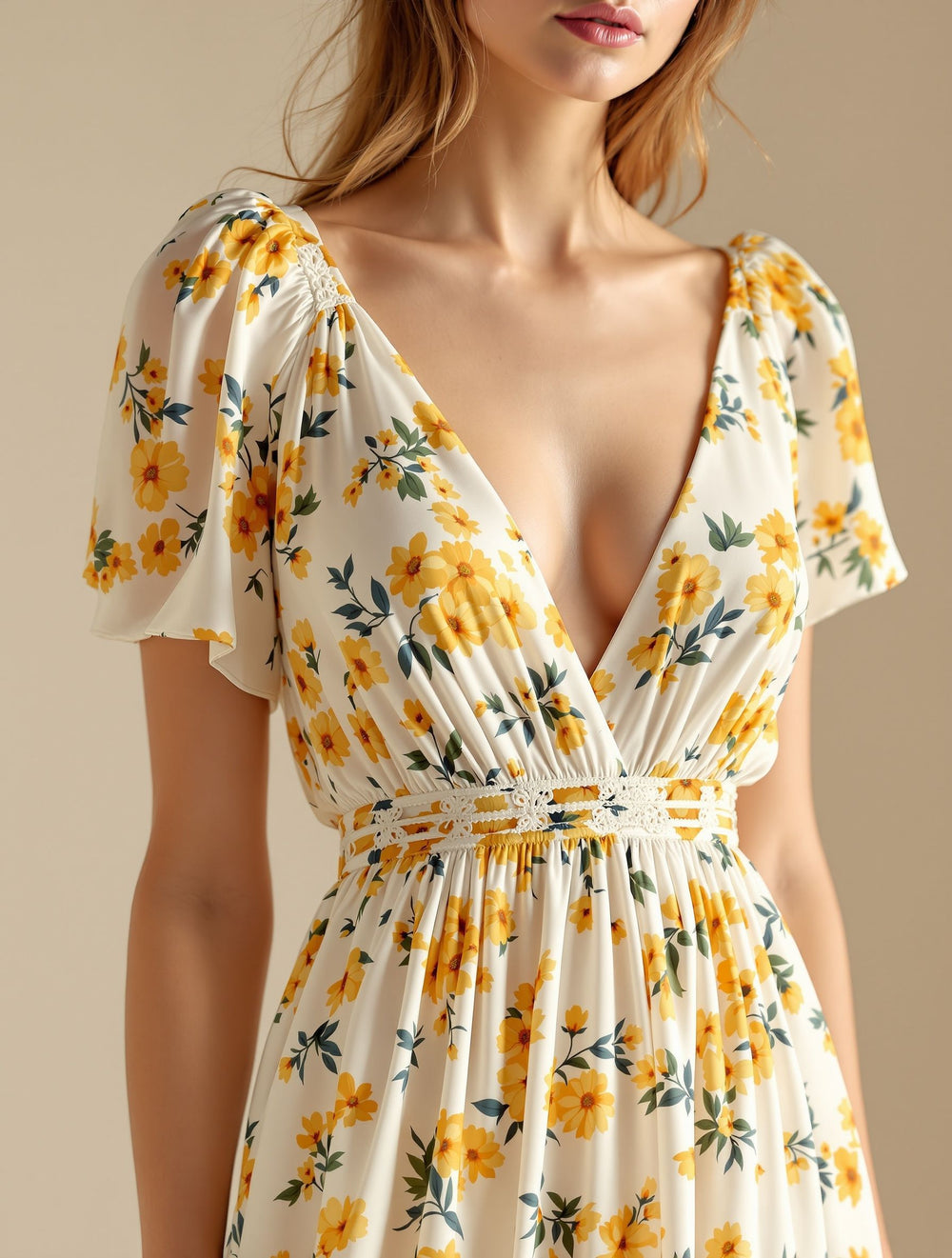 Das Provence-Sonnenkleid: ein Schnitt, der für den Sommer konzipiert wurde