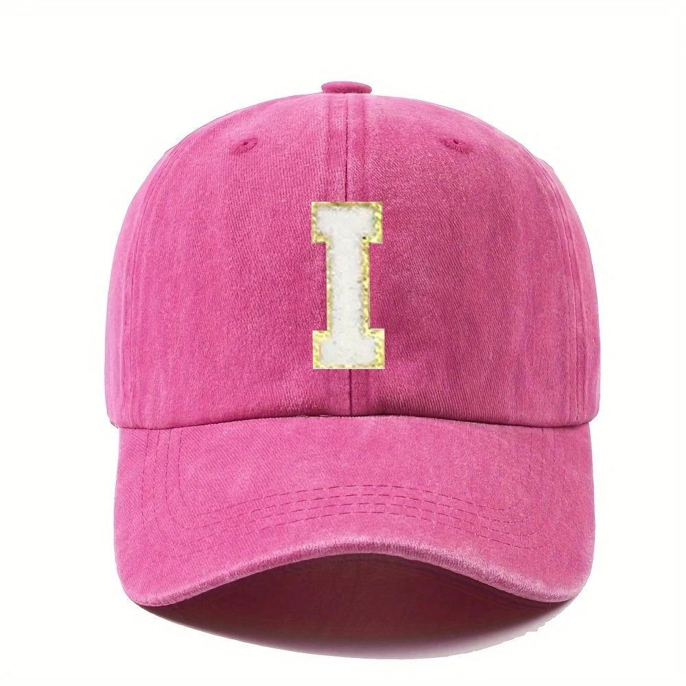 Casquette Baseball – Alphabet A–Z Rose & Dorée - LSDLBoutique