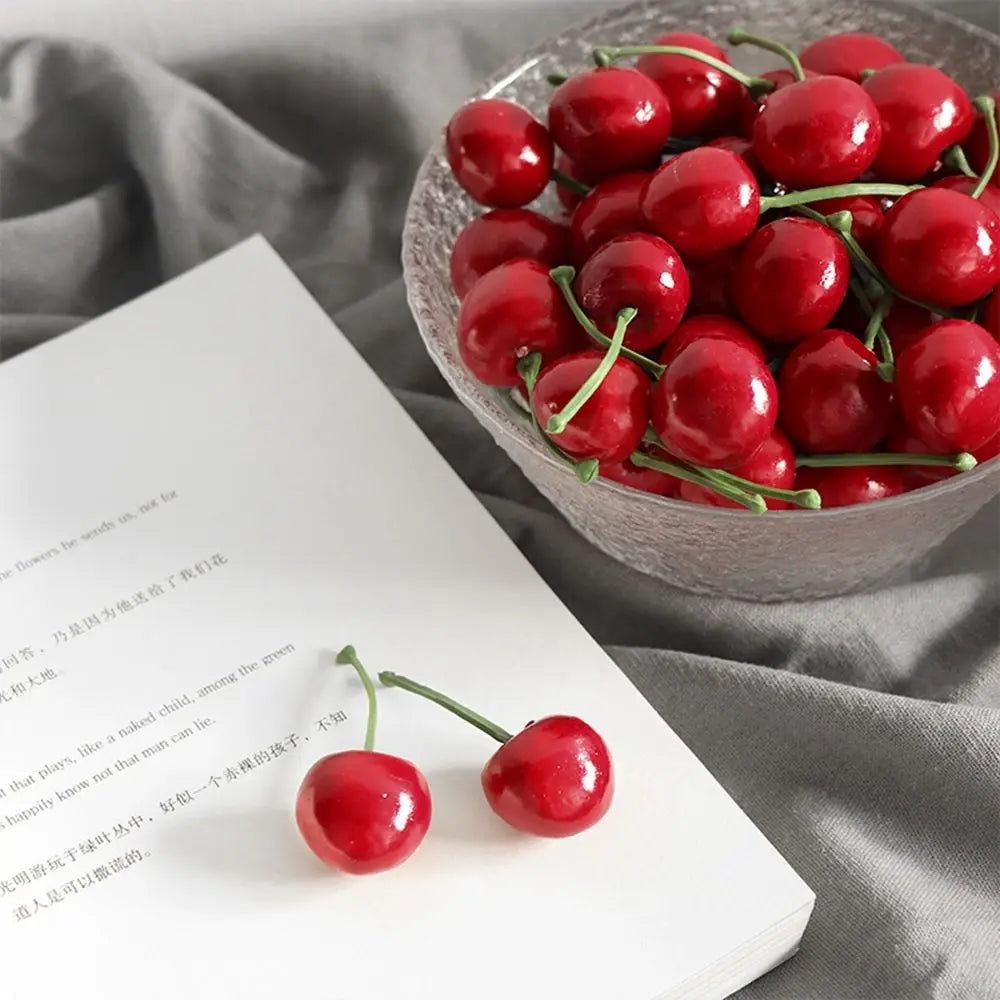 Cerises artificielles déco – Lot de 20, 2,5 cm – vue 3 | Les Secrets de Léa