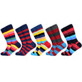 Chaussettes fantaisie à motifs – Lot de 5 paires, homme – vue 11 | Les Secrets de Léa