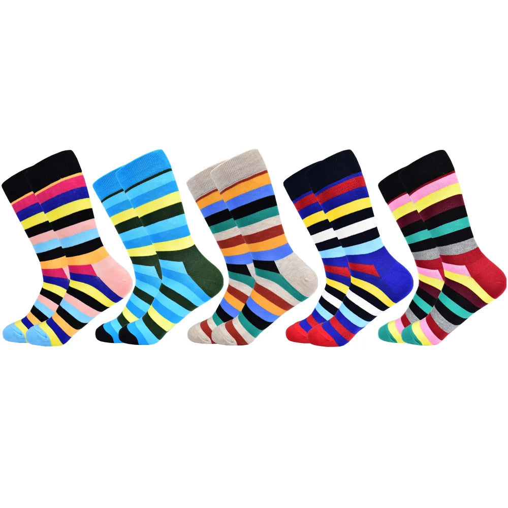 Chaussettes fantaisie à motifs – Lot de 5 paires, homme – vue 13 | Les Secrets de Léa