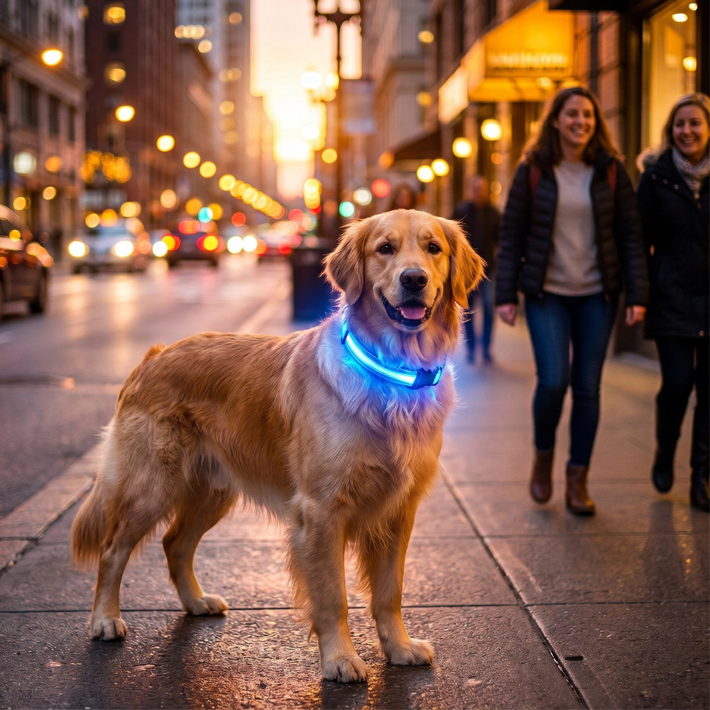 Collier LED Pour Chiens Et Chats – Haute Visibilité Nocturne - LSDLBoutique