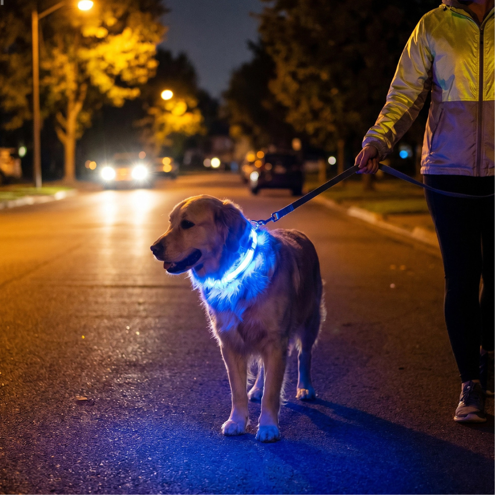Collier LED Pour Chiens Et Chats – Haute Visibilité Nocturne - LSDLBoutique