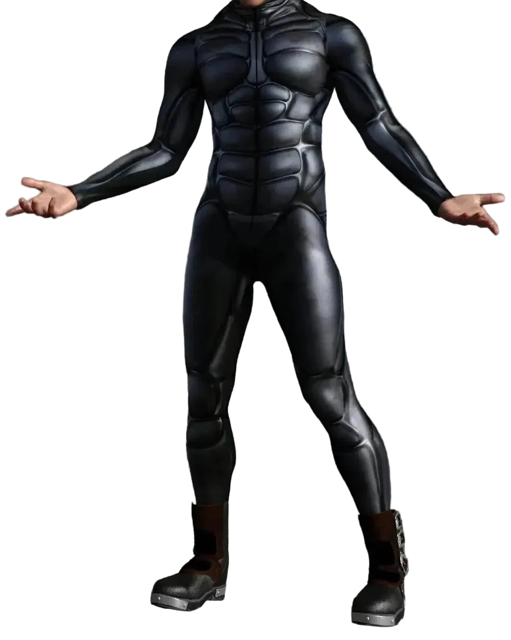 Combinaison steampunk tête de mort – vue 2 | Les Secrets de Léa