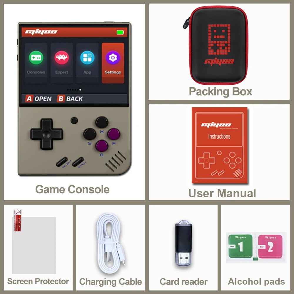 Console de jeu rétro portable écran 3.5 IPS – Miyoo Mini Plus – vue 11 | Les Secrets de Léa