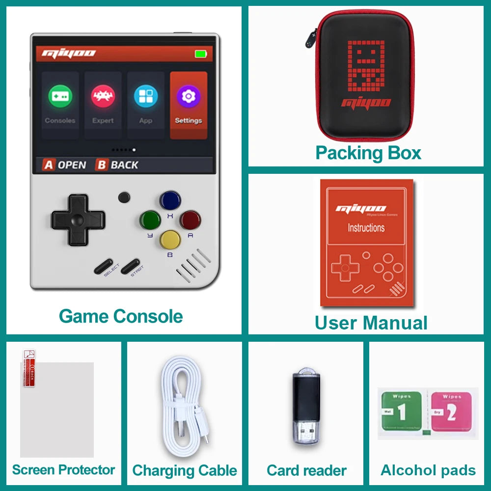 Console de jeu rétro portable écran 3.5 IPS – Miyoo Mini Plus – vue 8 | Les Secrets de Léa