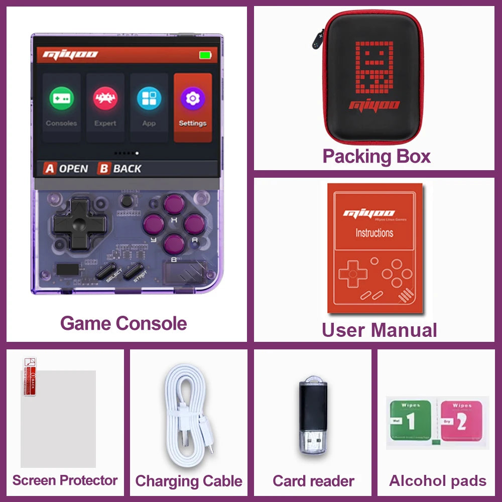 Console de jeu rétro portable écran 3.5 IPS – Miyoo Mini Plus – vue 9 | Les Secrets de Léa