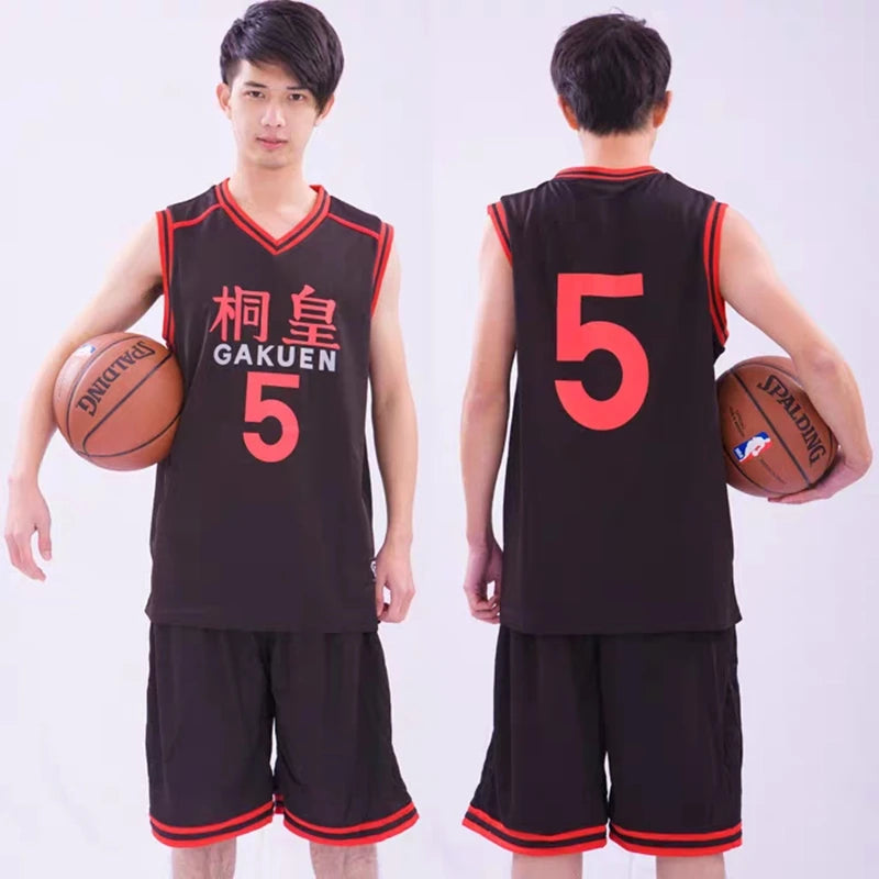 Cosplay Aomine – Maillot de basket Tōō Gakuen – vue 4 | Les Secrets de Léa
