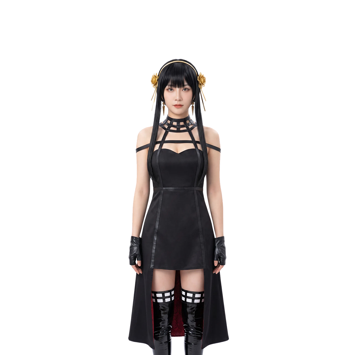 Yor Forger Cosplay-Kostüm – Kleid, Perücke, Accessoires
