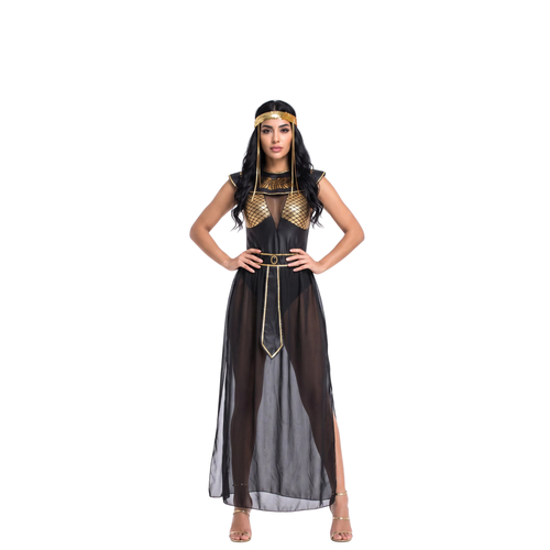 Costume Cléopâtre égyptienne – Robe dorée et coiffe | LSDLBoutique