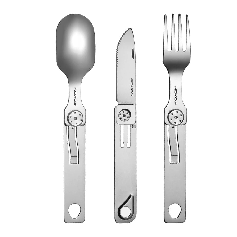 Couverts de camping – Inox démontable, trois versions – vue 2 | Les Secrets de Léa