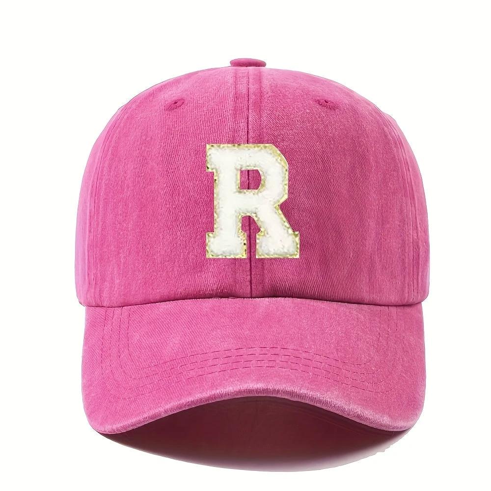 Casquette Baseball – Alphabet A–Z Rose & Dorée - LSDLBoutique