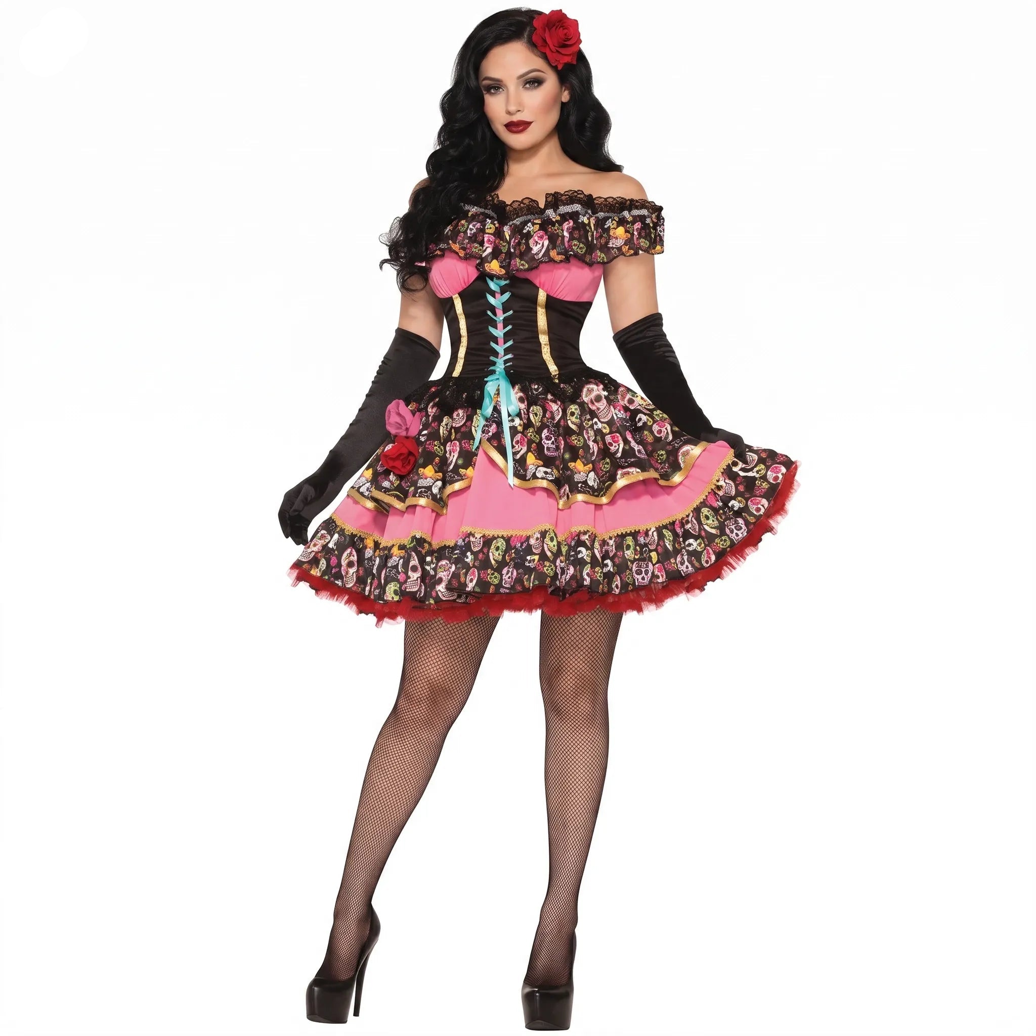 Costume mariée zombie horrifique – Robe Halloween femme