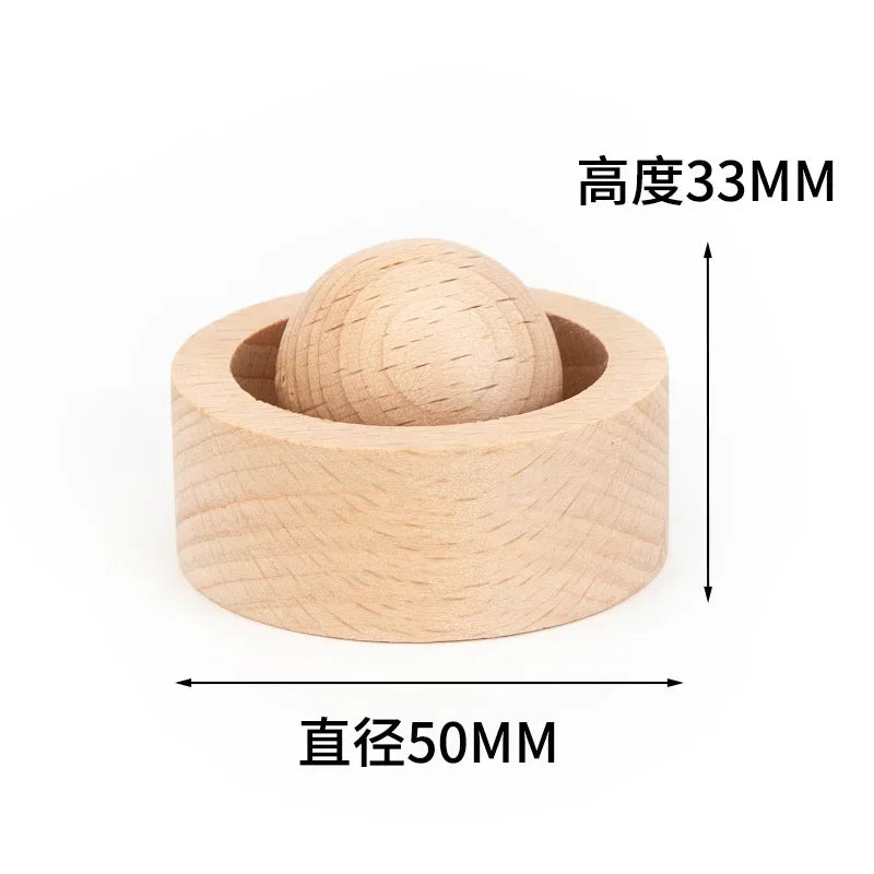 Diffuseur d'huiles essentielles en bois – Boule et socle – vue 10 | Les Secrets de Léa