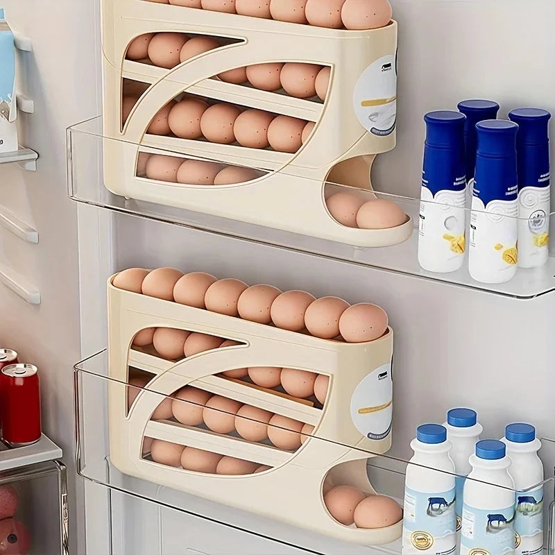 Distributeur d'œufs roulant 3 niveaux pour frigo – vue 6 | Les Secrets de Léa
