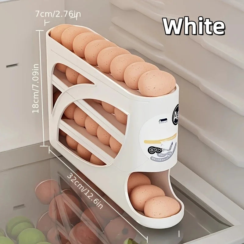 Distributeur d'œufs roulant 3 niveaux pour frigo – vue 7 | Les Secrets de Léa