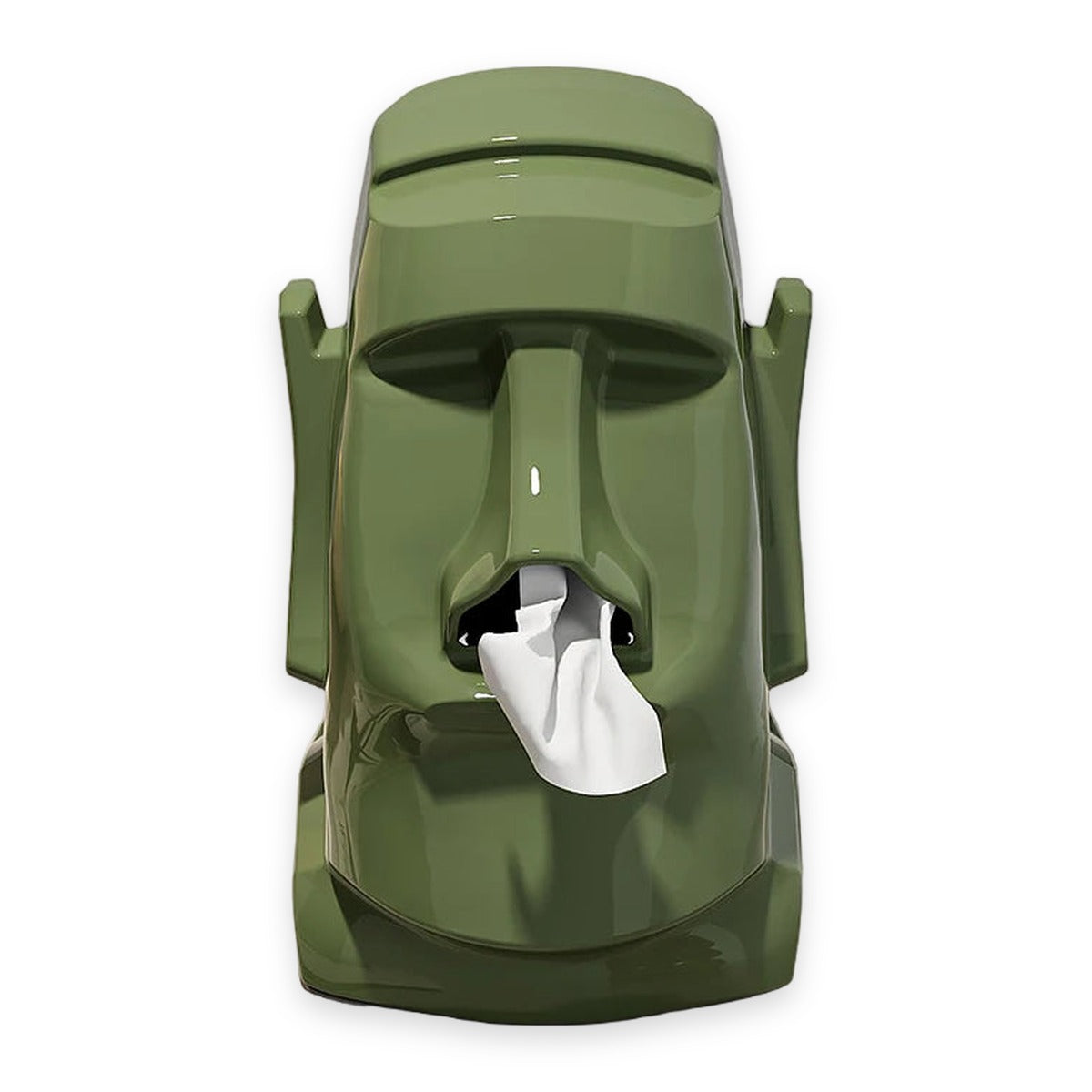 Distributeur de mouchoirs tête de moai – 3 coloris