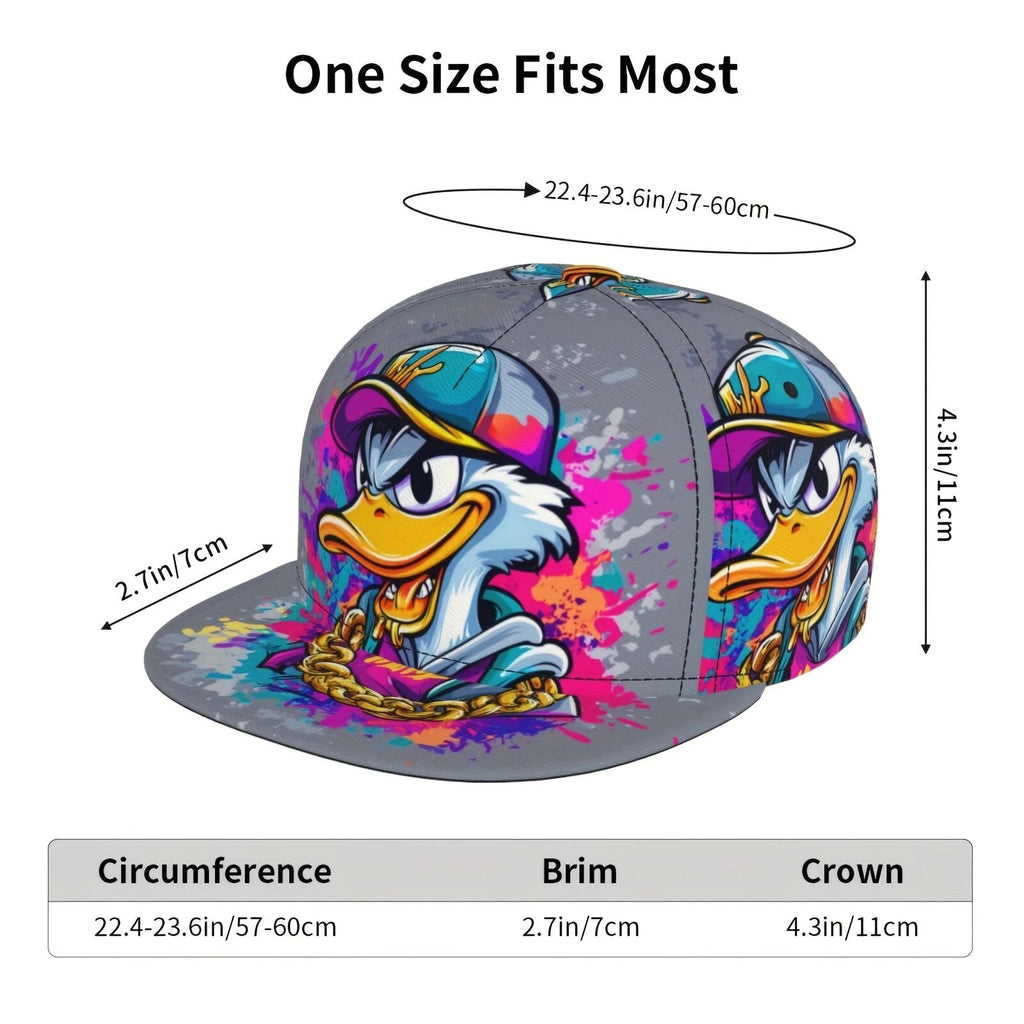 Casquette Snapback – Graffiti Cartoon Duck - LSDLBoutique